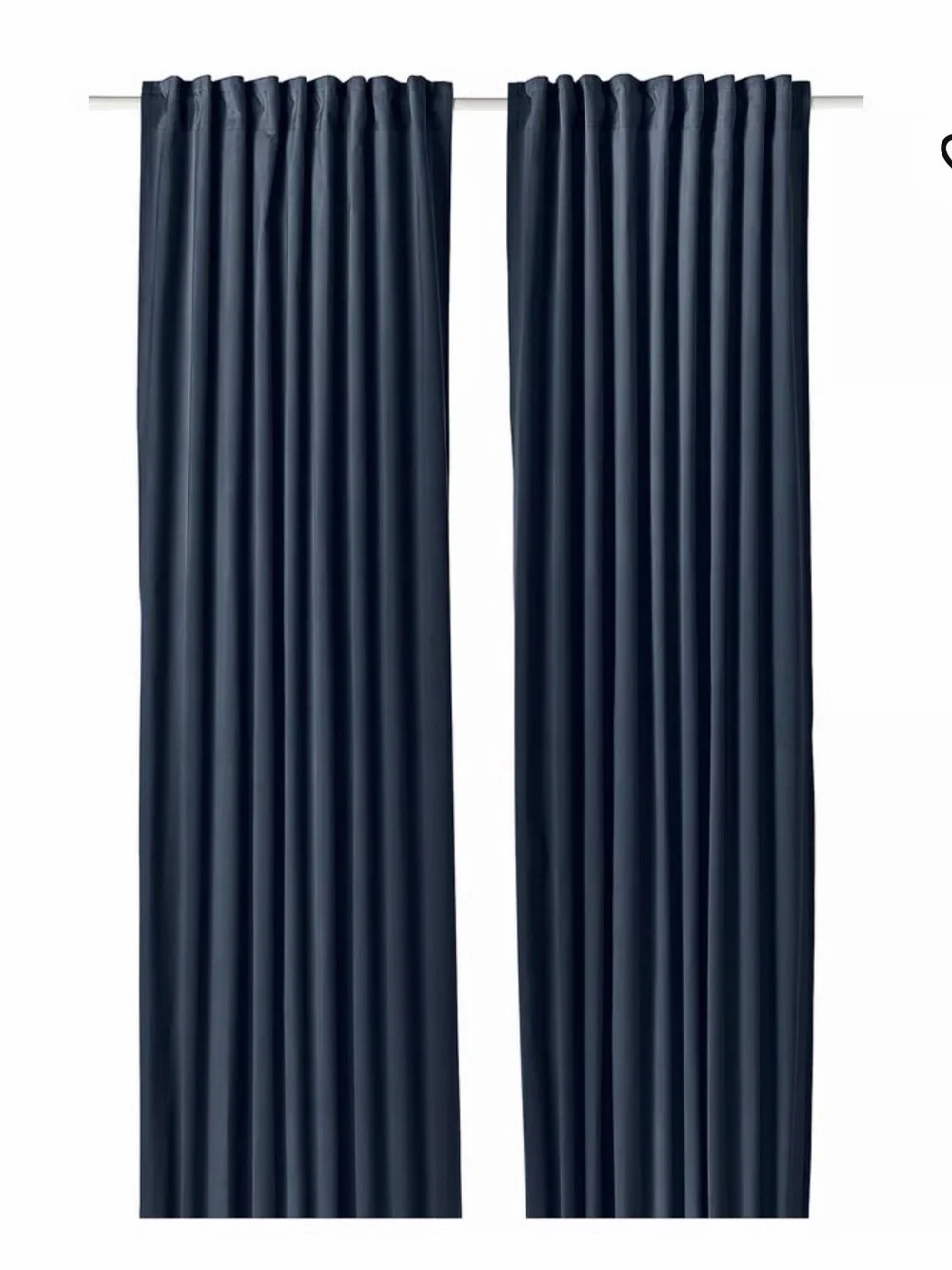 IKEA SANELA 55*128 Dark Navy Room Darkened